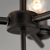 Corona Chandelier Black by Maxim Lighting