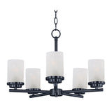 Corona Chandelier Black by Maxim Lighting