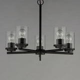 Corona Chandelier Black by Maxim Lighting
