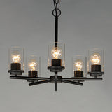 Corona Chandelier Black by Maxim Lighting