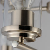 Corona Multi-Tier Chandelier Satin Nickel by Maxim Lighting