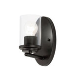 Corona Wall Sconce Vanity Light Black by Maxim Lighting
