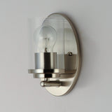Corona Wall Sconce Vanity Light Satin Nickel by Maxim Lighting