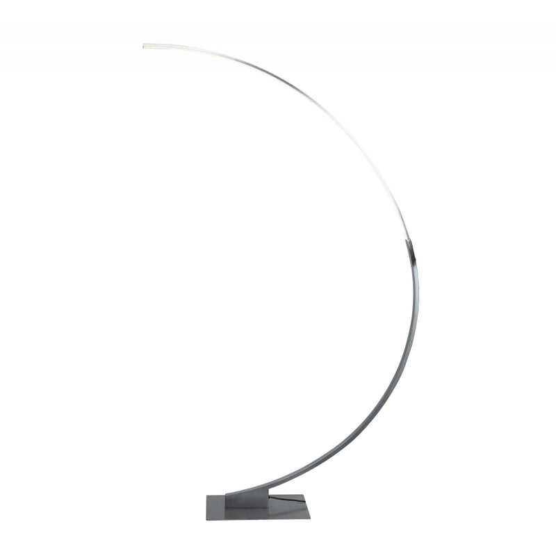 Cortina LED Floor Lamp Brushed Grey By Artcraft