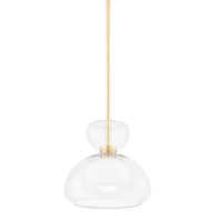 Cortney Pendant - Aged Brass