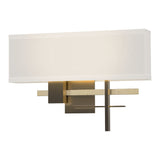 Cosmo Sconce - Dark Smoke-Hubbardton Forge Brass Flax