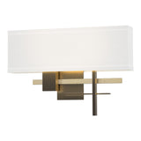 Cosmo Sconce - Dark Smoke-Hubbardton Forge Brass Natural Anna