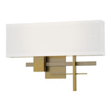Cosmo Sconce - Modern Brass-Hubbardton Forge Soft Gold Natural Anna