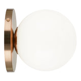 Cosmo Wall Sconce 8 Inch Aged Gold Brass Opal