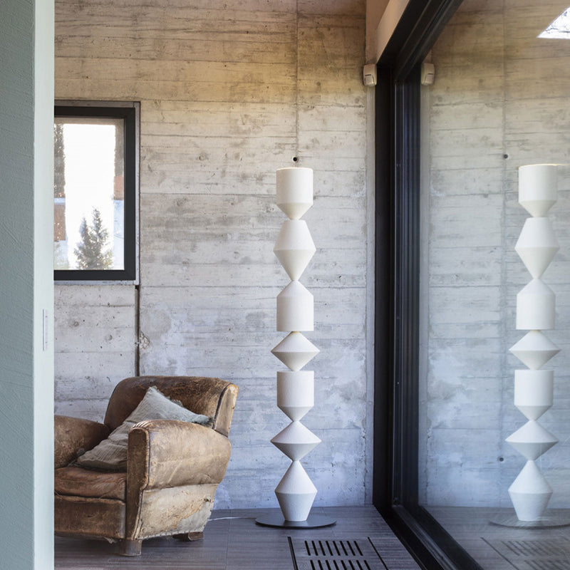 Costantina Floor Lamp Polyurethane By Mogg Lifestyle View