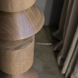 Costantina Floor Lamp Wodd By Mogg Side View3