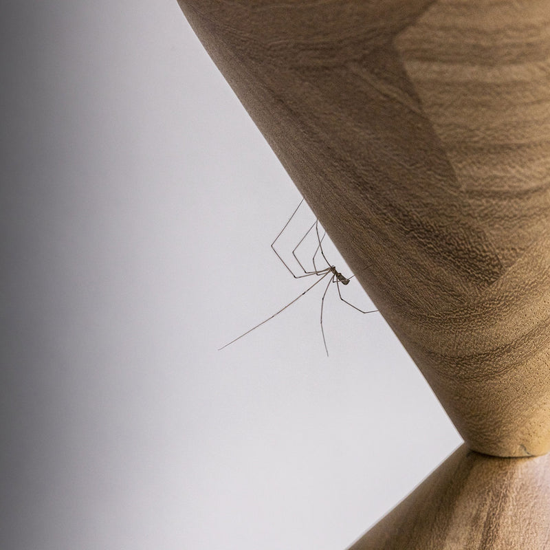 Costantina Floor Lamp Wood By Mogg Side View4