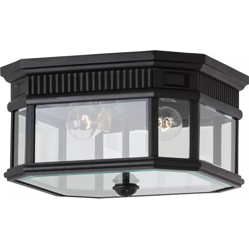 Cotswold Lane Flushmount — Black