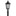 Cotswold Lane Post Lantern — 22.5 Inch, Black