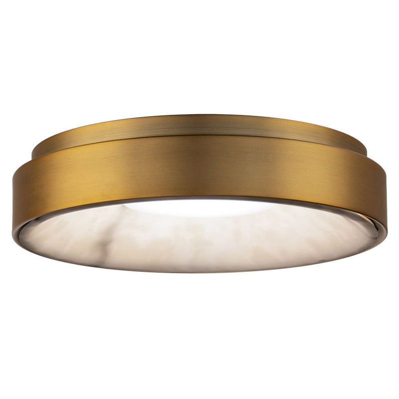 Crackle Flush Mount Aged Brass By WAC Lighting