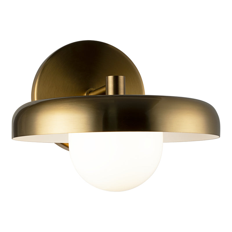Creston Wall Sconce Aged Gold Brass