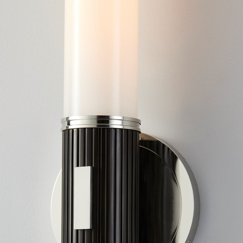 Creve Wall Sconce By Hudson Valley, Finish: Polished Nickel 