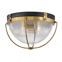 Crew Medium Flush Mount - Heritage Brass - by Hinkley