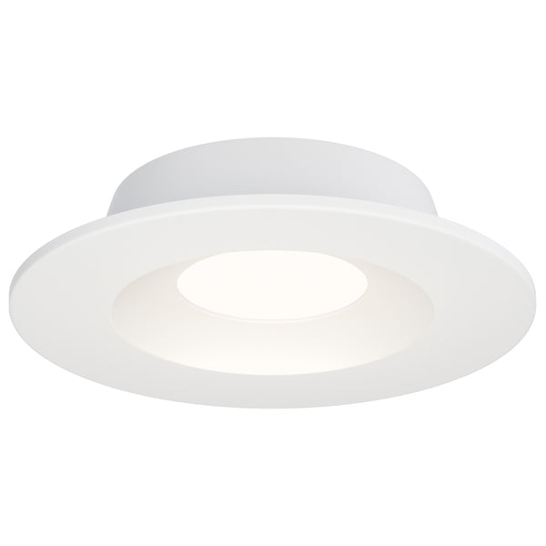 Crisp 4 Round LED Recessed Downlight 3000K White By Maxim Lighting