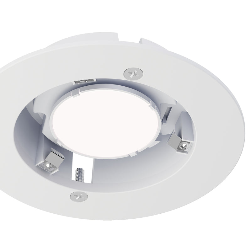 Crisp 4 Round LED Recessed Downlight CCT Select By Maxim Lighting Detailed View