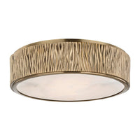Crispin Flush Mount - Aged Brass by Hudson Valley