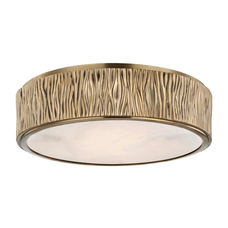 Crispin Flush Mount - Aged Brass by Hudson Valley