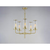 Crosby Chandelier Satin Brass by Maxim Lighting