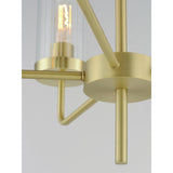 Crosby Chandelier Satin Brass by Maxim Lighting