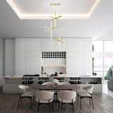 Crosley 3 Light Pendant Small Brushed Gold By Matteo - Lifestyle View