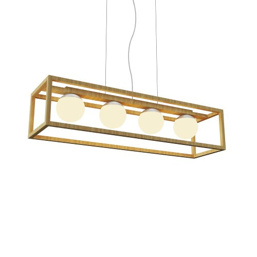 CUBIC LINEAR PENDANT LIGHT BY ACCORD, COLOR: SAND, , | CASA DI LUCE LIGHTING