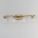 Cubos Bath Vanity Light Natural Aged Brass by Maxim Lighting