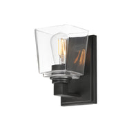 Cubos Wall Sconce Vanity Light Black by Maxim Lighting