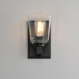 Cubos Wall Sconce Vanity Light Black by Maxim Lighting