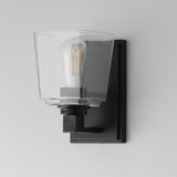 Cubos Wall Sconce Vanity Light Black by Maxim Lighting