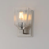 Cubos Wall Sconce Vanity Light Satin Nickel by Maxim Lighting