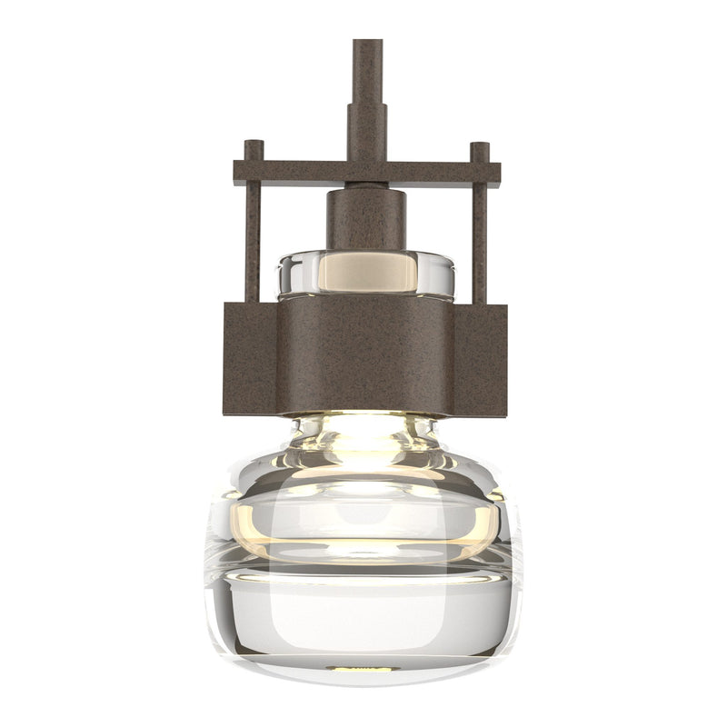 Cuff Mini Pendant Small in Bronze by Hubbardton Forge