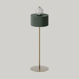 Aged Gold-White Curn Floor Lamp by Aromas