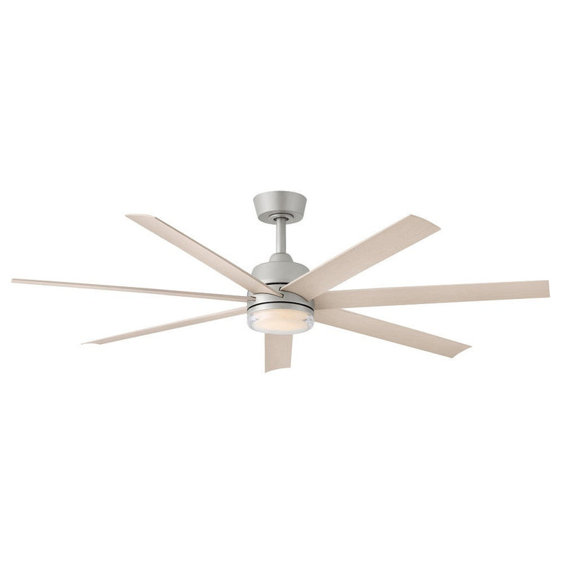 Current 56” LED Smart Fan - Brushed Nickel