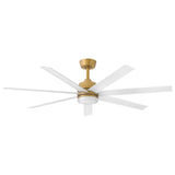 Current 56” LED Smart Fan - Heritage Brass