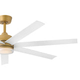 Current 56” LED Smart Fan - Heritage Brass