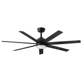 Current 56” LED Smart Fan - Matte Black