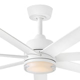 Current 56” LED Smart Fan - Matte White
