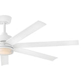 Current 56” LED Smart Fan - Matte White
