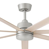 Current 72” LED Smart Fan - Brushed Nickel