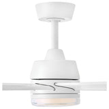 Current 72” LED Smart Fan - Matte White