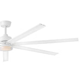 Current 72” LED Smart Fan - Matte White