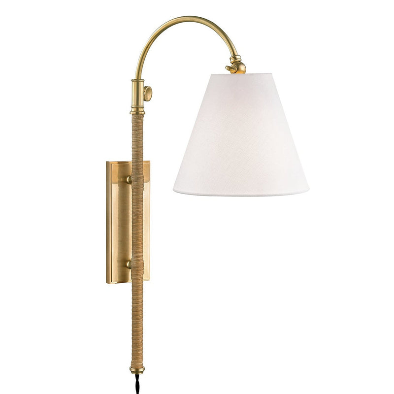 Curves No.1 Plug-in Sconce by Hudson Valley