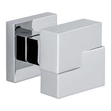 Cut Door Knob Small in Polished Chrome by Colombo Design