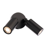 Cylinder Adjustable Outdoor Wall Light Medium Black By WAC Lighting