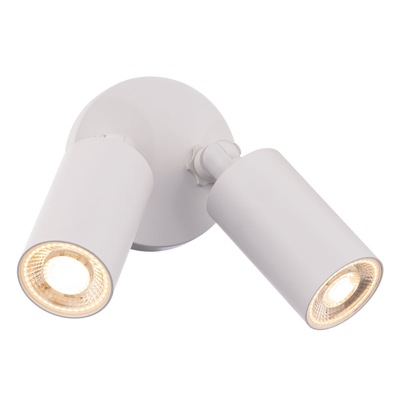 Cylinder Adjustable Outdoor Wall Light Medium White By WAC Lighting